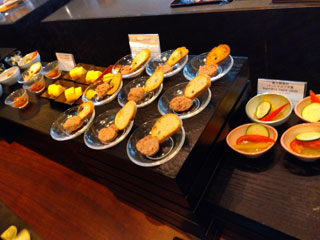 旬野菜のラタトゥイユ ほうれん草とちりめんじゃこのマリネ